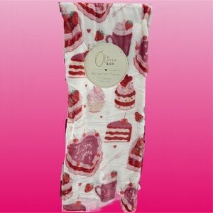 Olivia & Co. Dessert Print Scarf